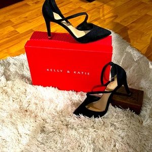 Worn once Kelly & Katie black heels